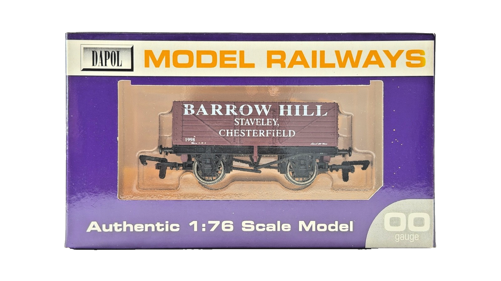 DAPOL 00 GAUGE - BARROW HILL STAVELEY CHESTERFIELD WAGON 1998 (LIMITED EDITION)