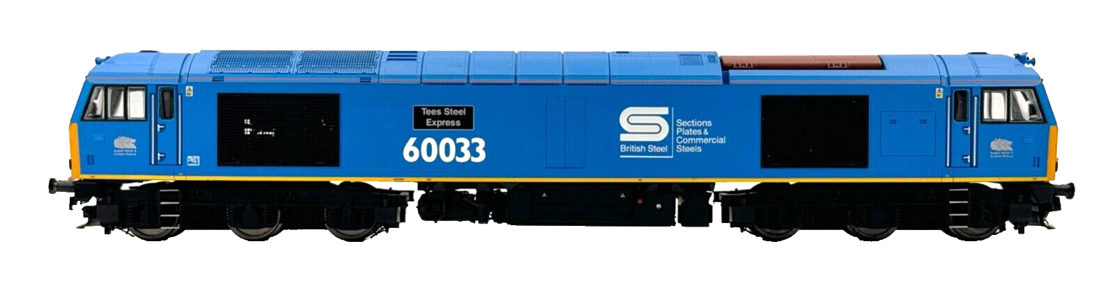 HORNBY 00 GAUGE - R3051 - CLASS 60 DIESEL 60033 EWS 'TEES STEEL EXPRESS' - BOXED