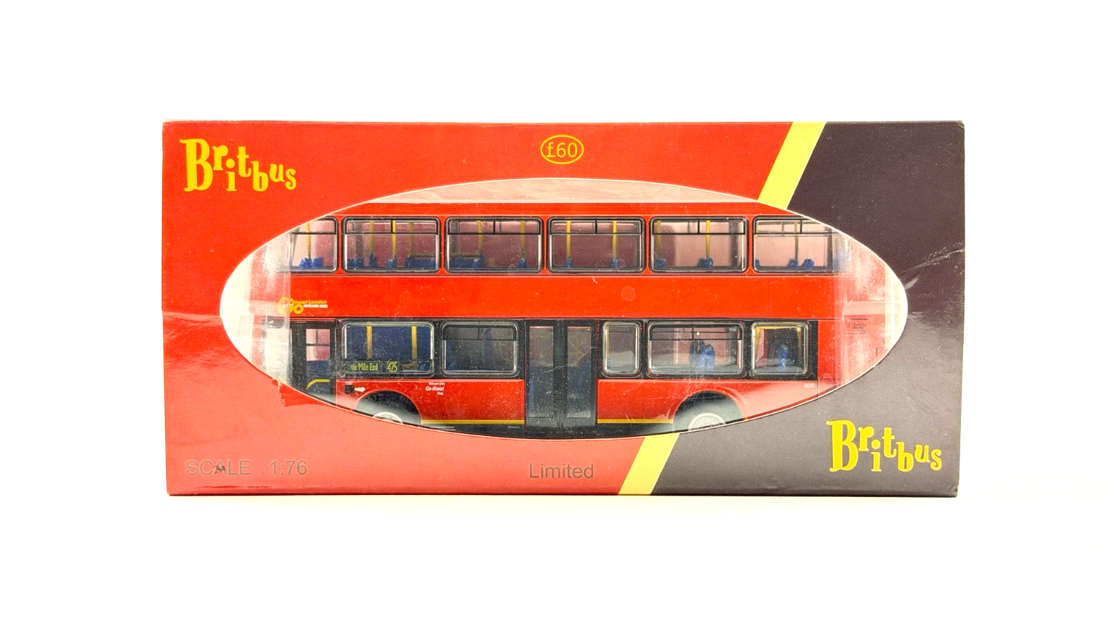 BRITBUS ES2-04B - 1/76 SCALE - SCANIA OMNIDEKKA GO AHEAD LONDON STRATFORD NO.425