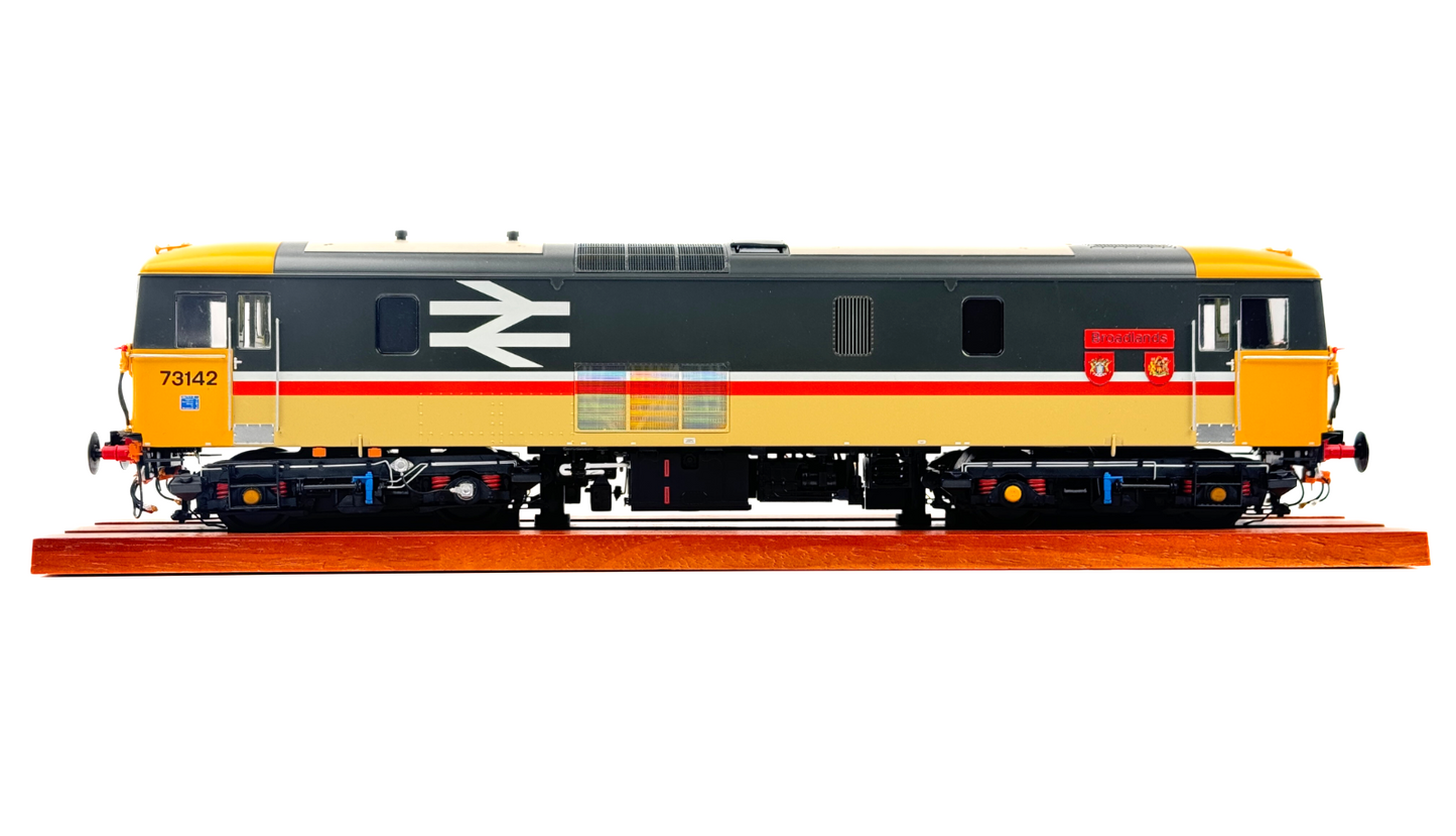 HELJAN O GAUGE - CLASS 73 ELECTRO DIESEL 73142 INTERCITY "BROADLANDS" RENAMED