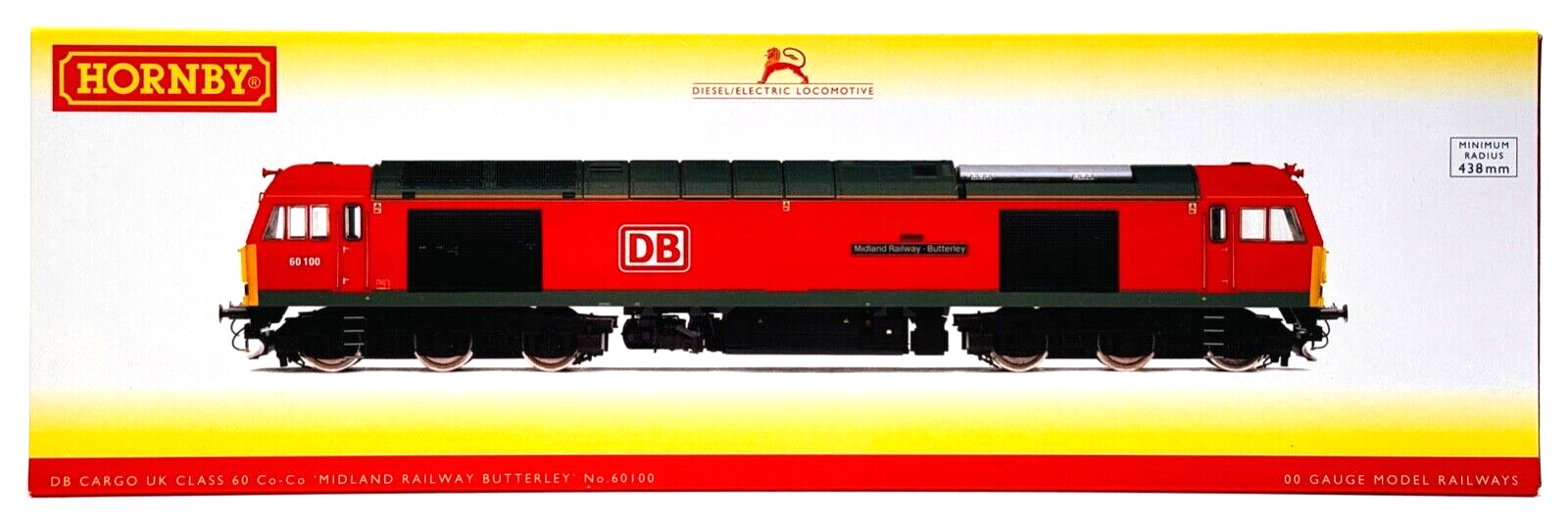 HORNBY 00 GAUGE - R3884 - CLASS 60100 DB SCHENKER 'MIDLAND RAILWAY - BUTTERLEY'