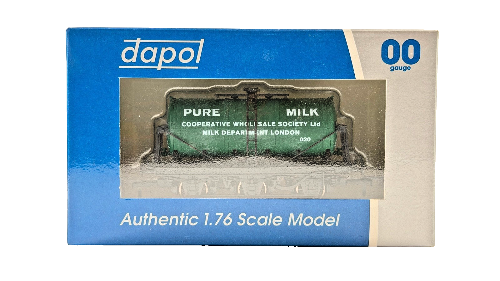 DAPOL 00 GAUGE - PURE MILK COOPERATIVE MILK TANKER 020 (P) (LIMITED EDITION)
