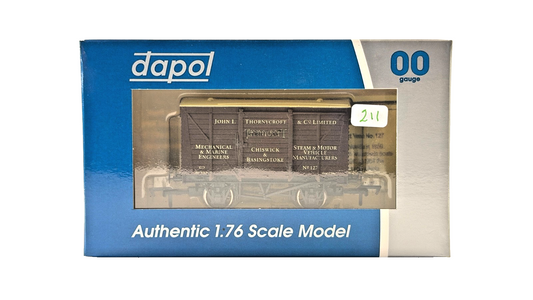 DAPOL 00 GAUGE - JOHN THORNYCROFT MECHANICAL & MARINE VAN 127 (LIMITED EDITION)