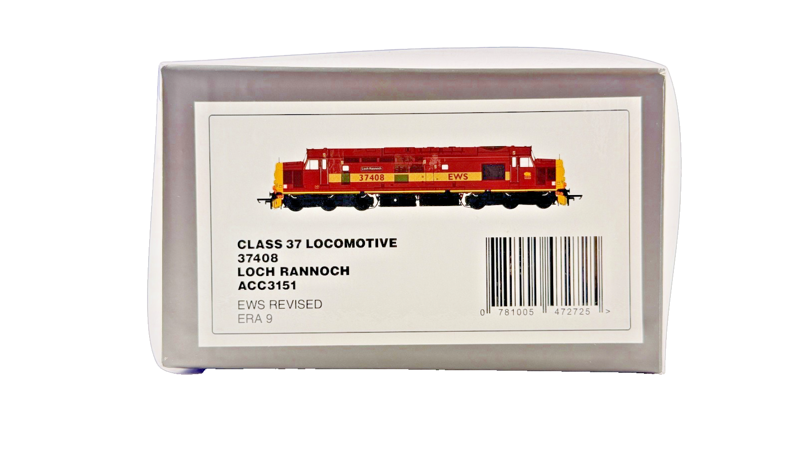 ACCURASCALE OO GAUGE - ACC3151 - CLASS 37 DIESEL 37408 EWS REVISED LOCH RANNOCH