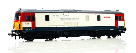 HORNBY 00 GAUGE - R3045 - CLASS 73 LOCOMOTIVE 73202 'GATWICK EXPRESS' - BOXED