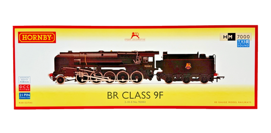 HORNBY OO GAUGE - R30132TXS - BR BLACK CLASS 9F 2-10-0 NO.92002 DCC SOUND FITTED