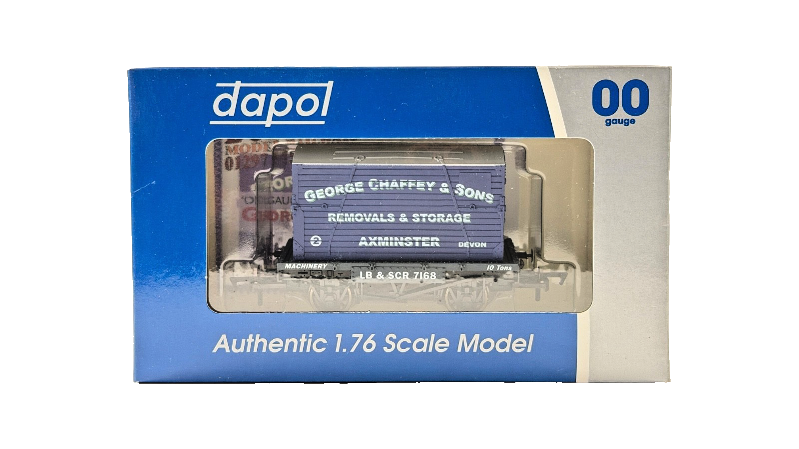 DAPOL 00 GAUGE - GEORGE CHAFFEY REMOVALS AXMINSTER LBSCR DEVON (LIMITED EDITION)