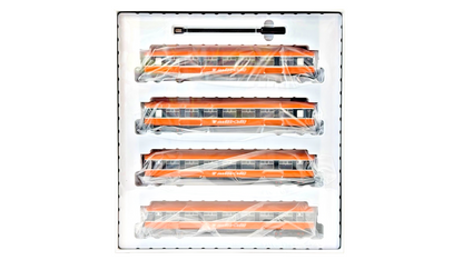 IRISH RAILWAY MODELS 00 GAUGE - IRM1249B - CIE ORANGE 4 PASSENGER COACH SET
