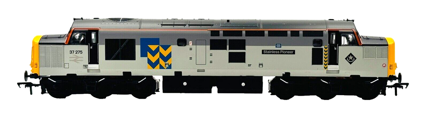 BACHMANN 00 GAUGE - 32-778RJ - CLASS 37 RAILFREIGHT 37275 'STAINLESS PIONEER'