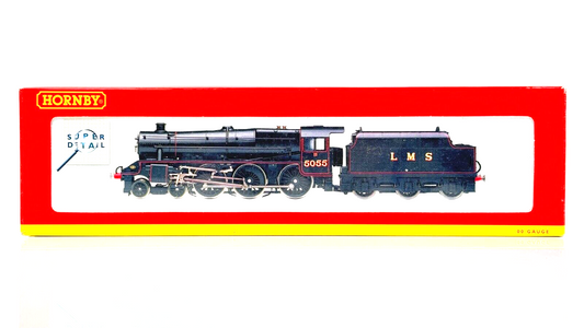 HORNBY 00 GAUGE - R2257 - LMS BLACK 4-6-0 CLASS 5P5F LOCOMOTIVE '5055' - BOXED