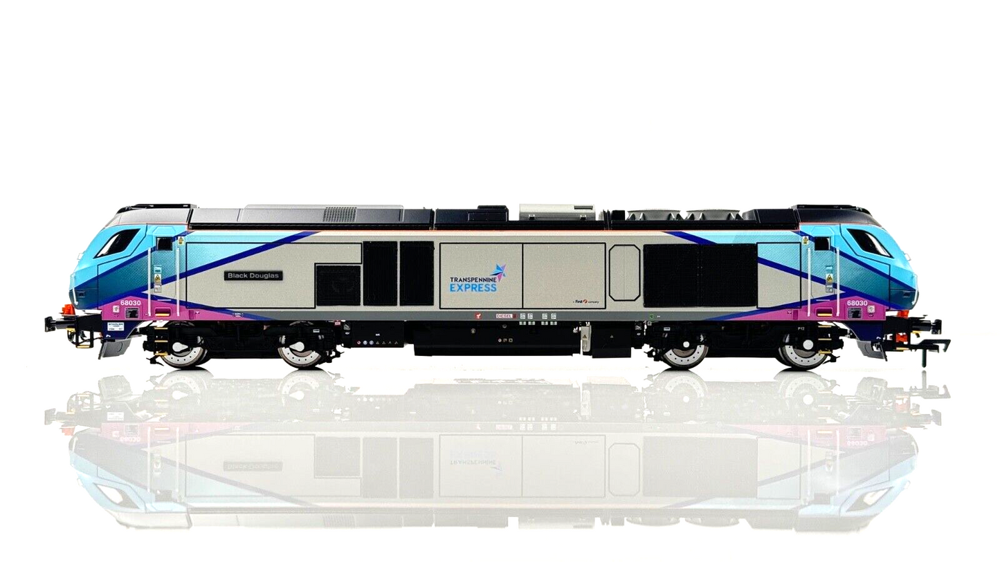 DAPOL 00 GAUGE - 4D-022-025 - CLASS 68 68030 TRANSPENNINE EXPRESS BLACK DOUGLAS