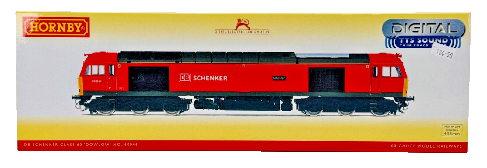 HORNBY 00 GAUGE - R3605TTS - CLASS 60 DIESEL 60044 DB SCHENKER DOWLOW TTS SOUND