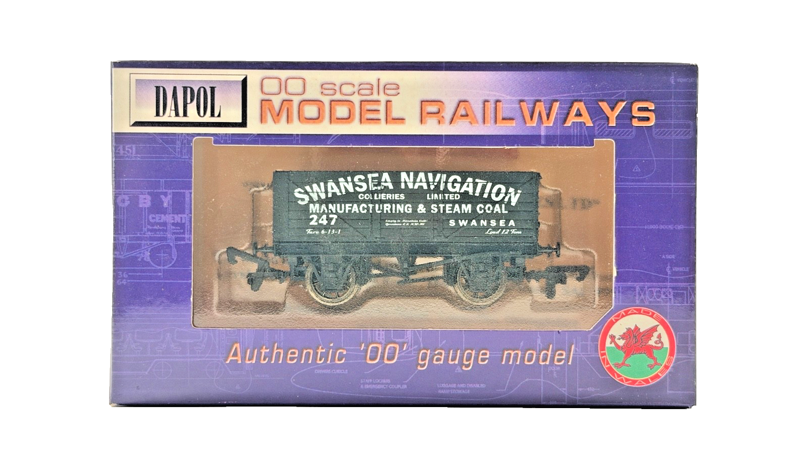DAPOL 00 GAUGE - SWANSEA NAVIGATION COLLIERIES STEAM COAL 247 (LIMITED EDITION)