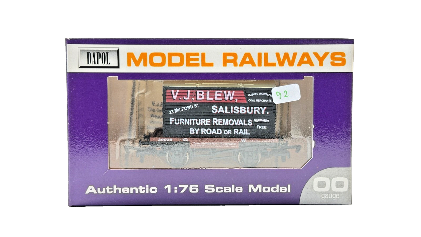 DAPOL 00 GAUGE - V.J. BLEW SALISBURY FURNITURE REMOVAL CONFLAT (LIMITED EDITION)