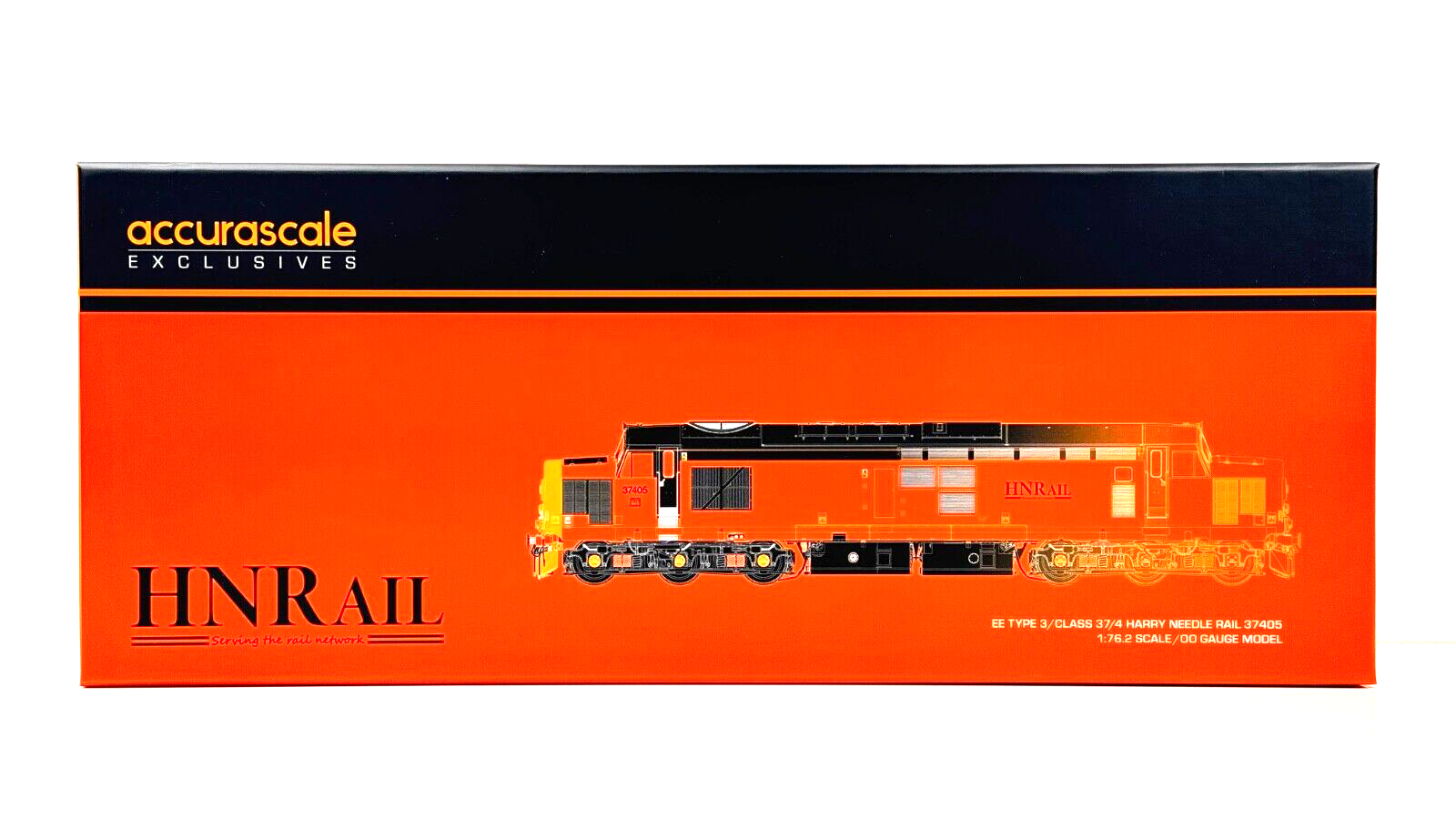 ACCURASCALE 00 GAUGE - ACC2617 - CLASS 37 HARRY NEEDLE HNRC 37405 LTD EDITION