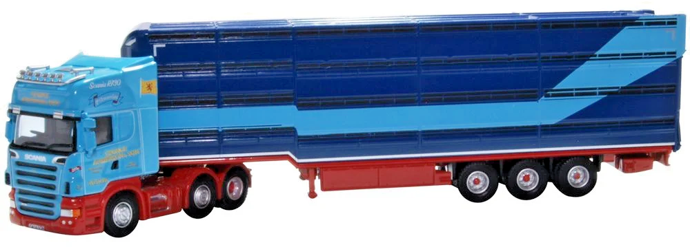 OXFORD DIECAST 1/76 SCALE - 76SCA01LT - SCANIA LIVESTOCK TRANSPORTER G ANDERSON