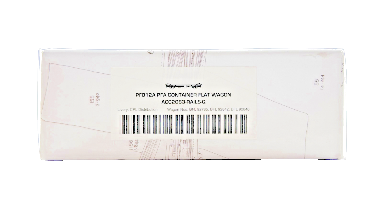 ACCURASCALE OO GAUGE - ACC2083-RAILS-Q - PFA CONTAINER WAGONS CPL DISTRIBUTION