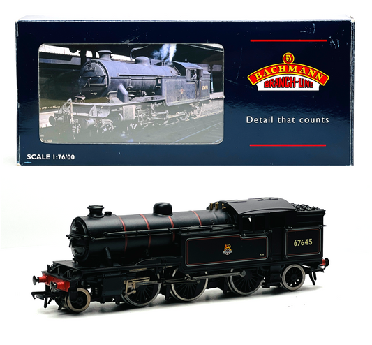 BACHMANN 00 GAUGE - 31-610 - V1 TANK 67645 BR LINED BLACK E/EMBLEM ST/S BUNKER