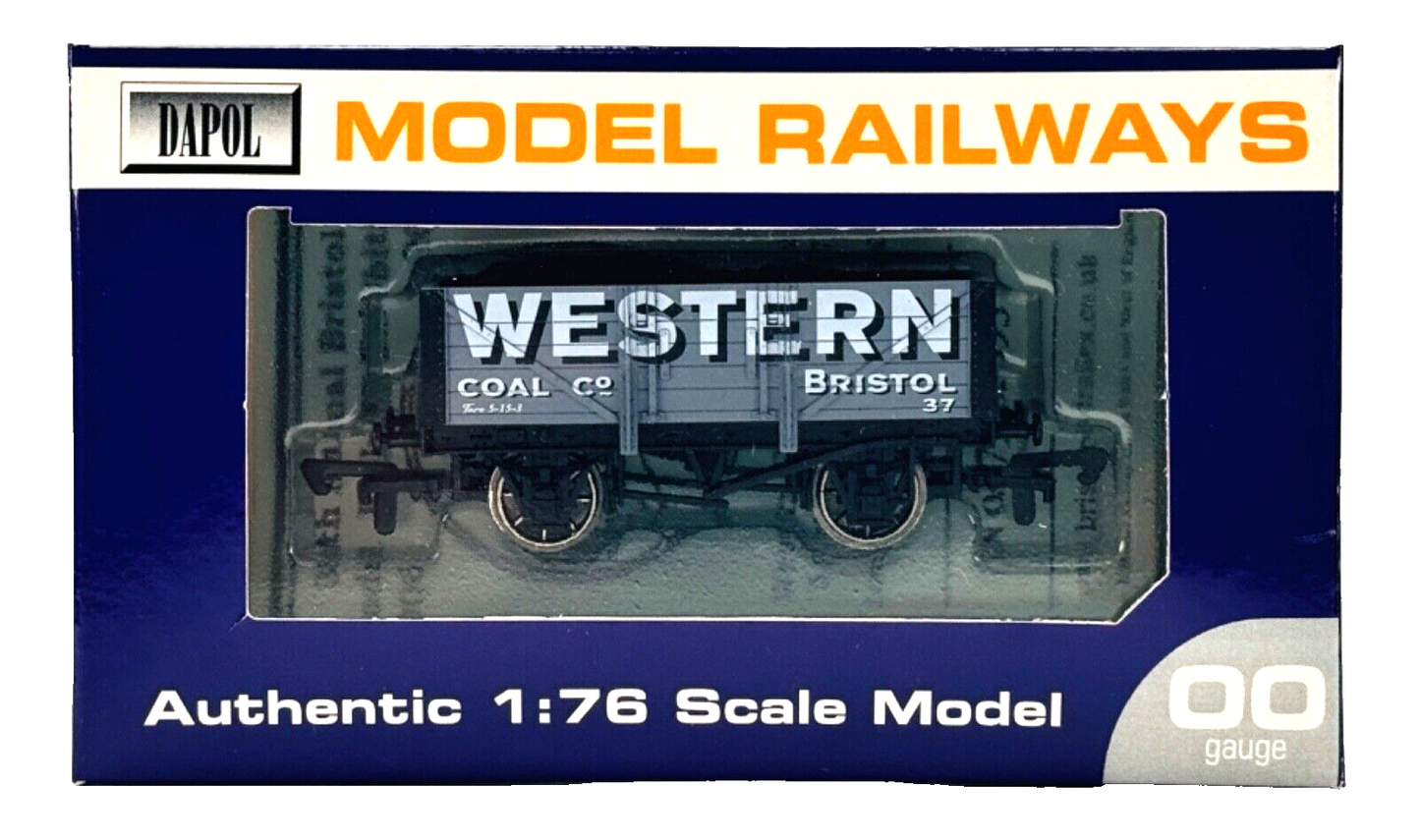 DAPOL 00 GAUGE - WESTERN COAL COMPANY OF BRISTOL WAGON NO.37 (LIMITED EDITION)