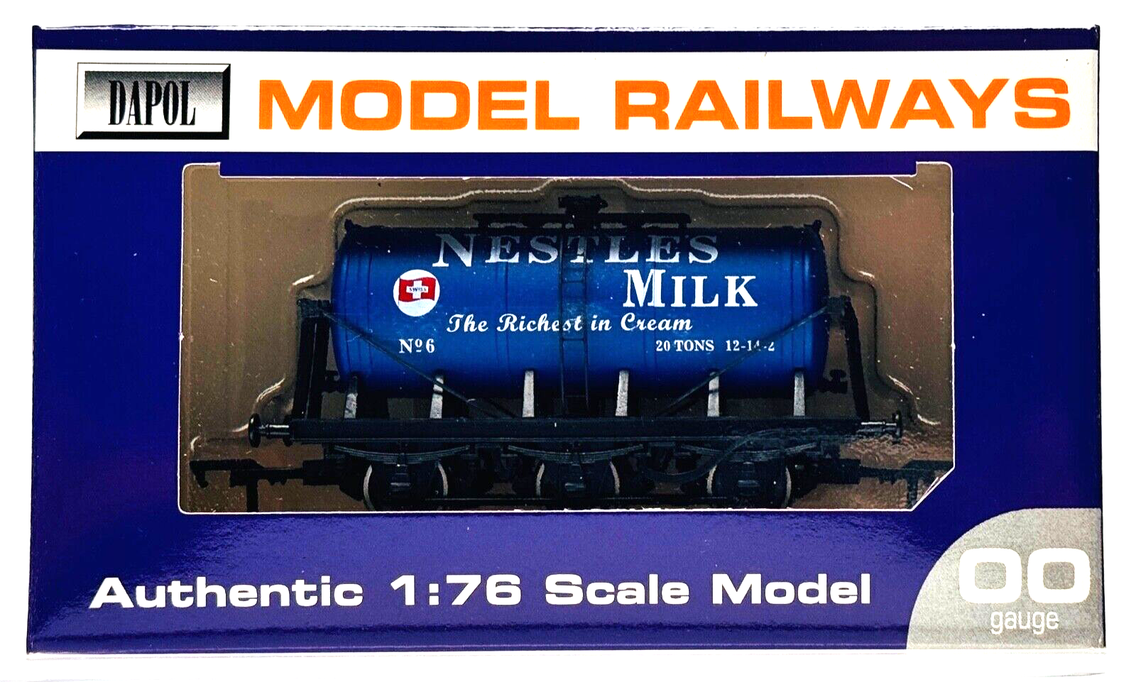 DAPOL 00 GAUGE - NESTLE'S MILK THE RICHEST IN CREAM TANKER (BURNHAM LIMITED ED)