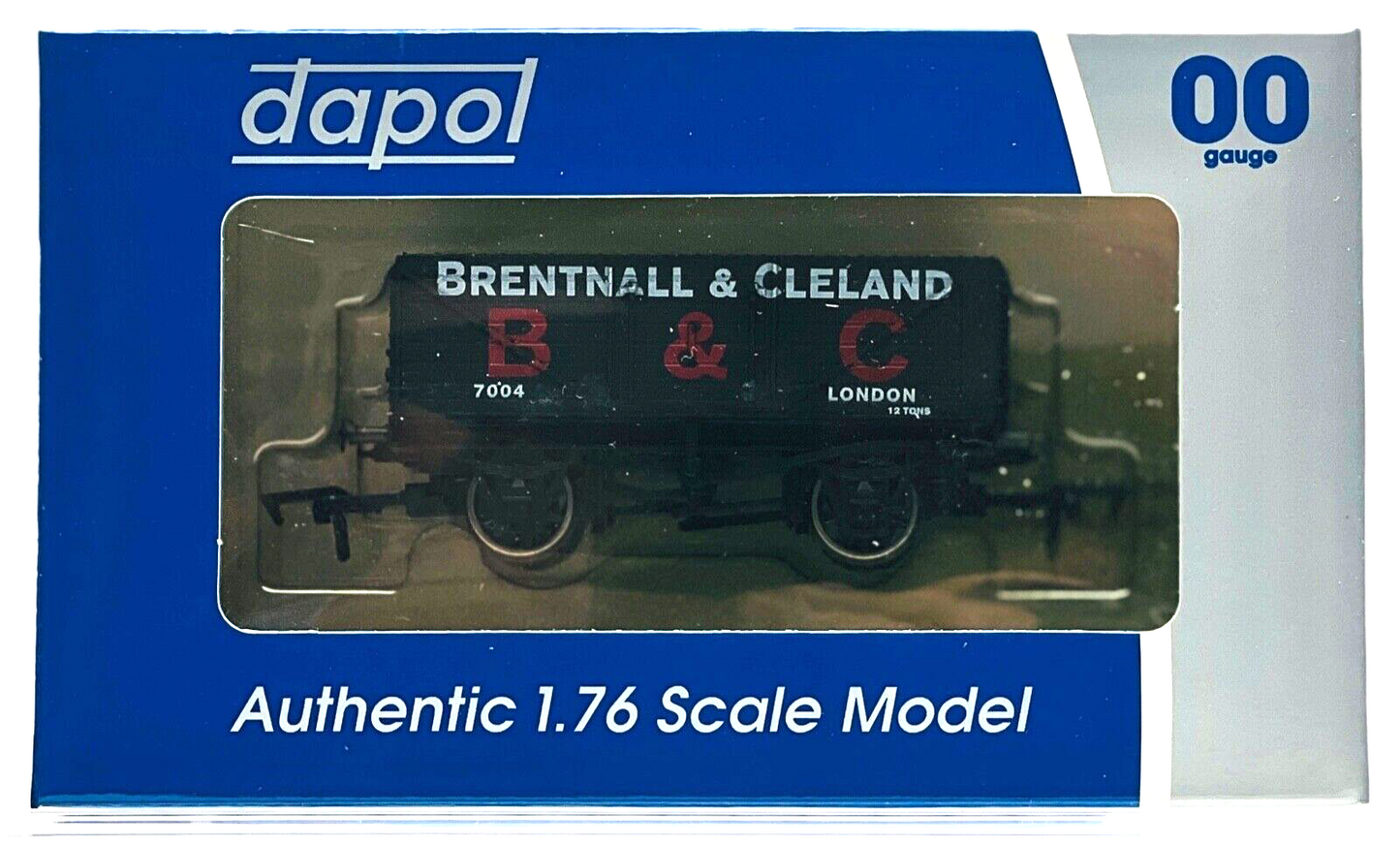 DAPOL 00 GAUGE - BRENTNALL & CLELAND B&C WAGON LONDON 7004 (SIMPLY SOUTHERN)