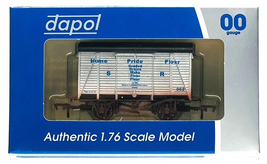 DAPOL 00 GAUGE - HOME PRIDE FLOUR VENT VAN 062 (WEATHERED) (SIMPLY SOUTHERN)