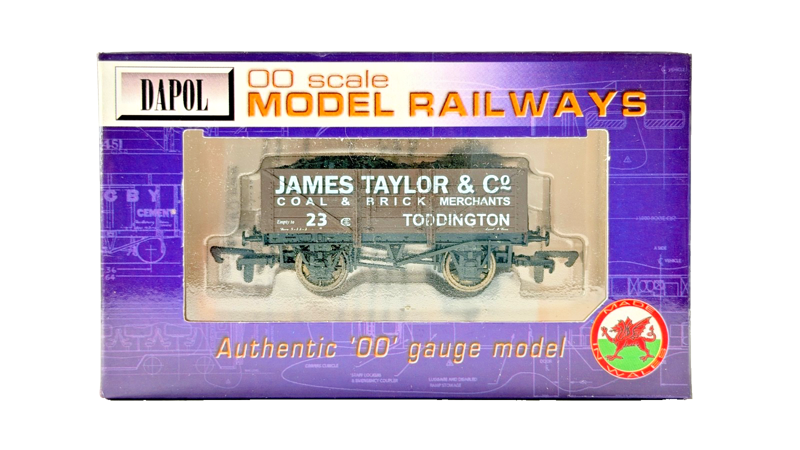 DAPOL 00 GAUGE - JAMES TAYLOR COAL MERCHANTS TODDINGTON NO.23 (LIMITED EDITION)