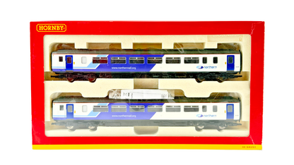 HORNBY OO GAUGE - R2513 - CLASS 156 TWO CAR DMU NORTHERN RAIL LIVERY BOXED