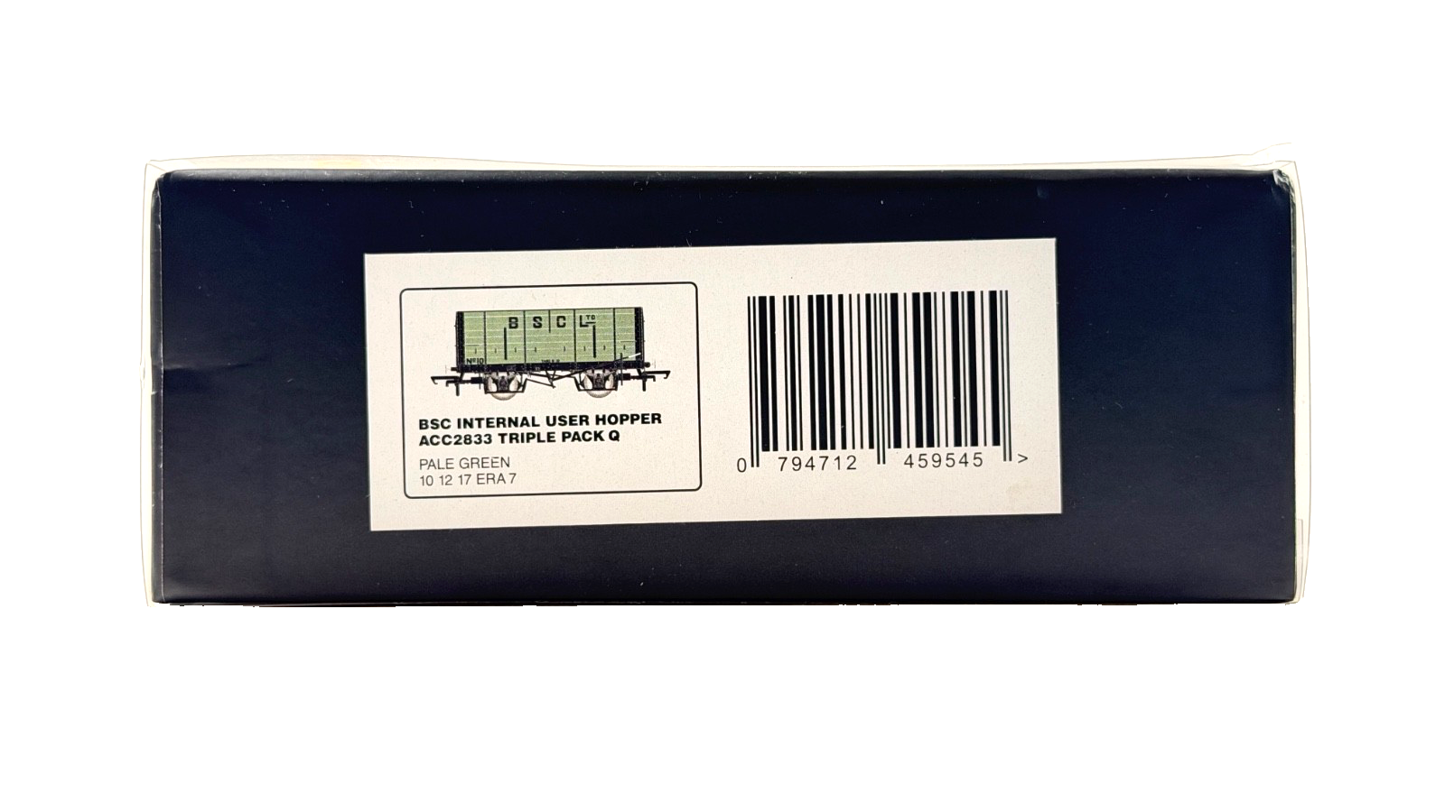 ACCURASCALE OO GAUGE - ACC2833 - BSC INTERNAL USER HOPPER PALE GREEN TRIPLE PACK