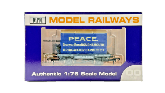 DAPOL 00 GAUGE - PEACE NORWICH ROAD BRIDGWATER CARDIFF CONFLAT (LIMITED EDITION)