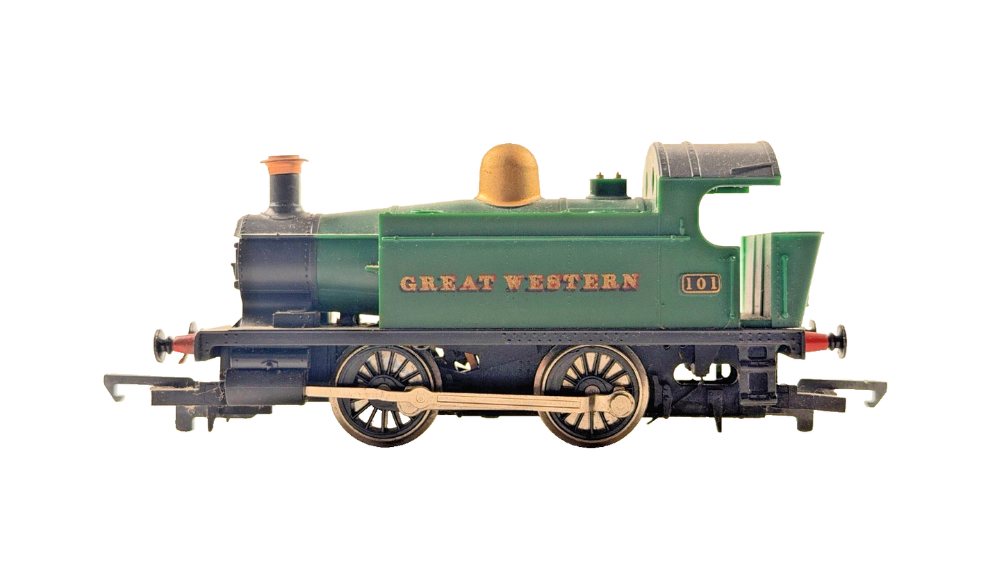 HORNBY OO GAUGE - GWR GREAT WESTERN INDUSTRIAL TANK LOCOMOTIVE 101 UNBOXED