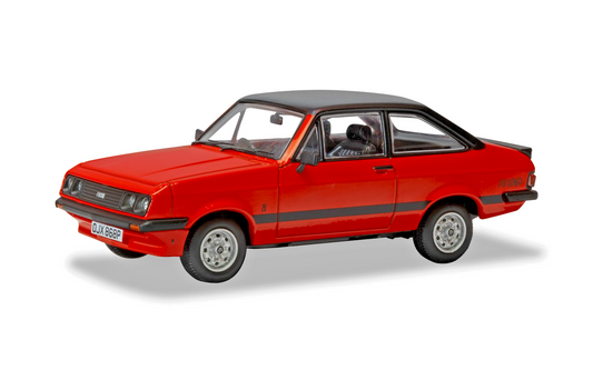 CORGI VANGUARDS 1/43 SCALE - VA14910 - FORD ESCORT MK2 RS2000 CARNIVAL RED - NEW