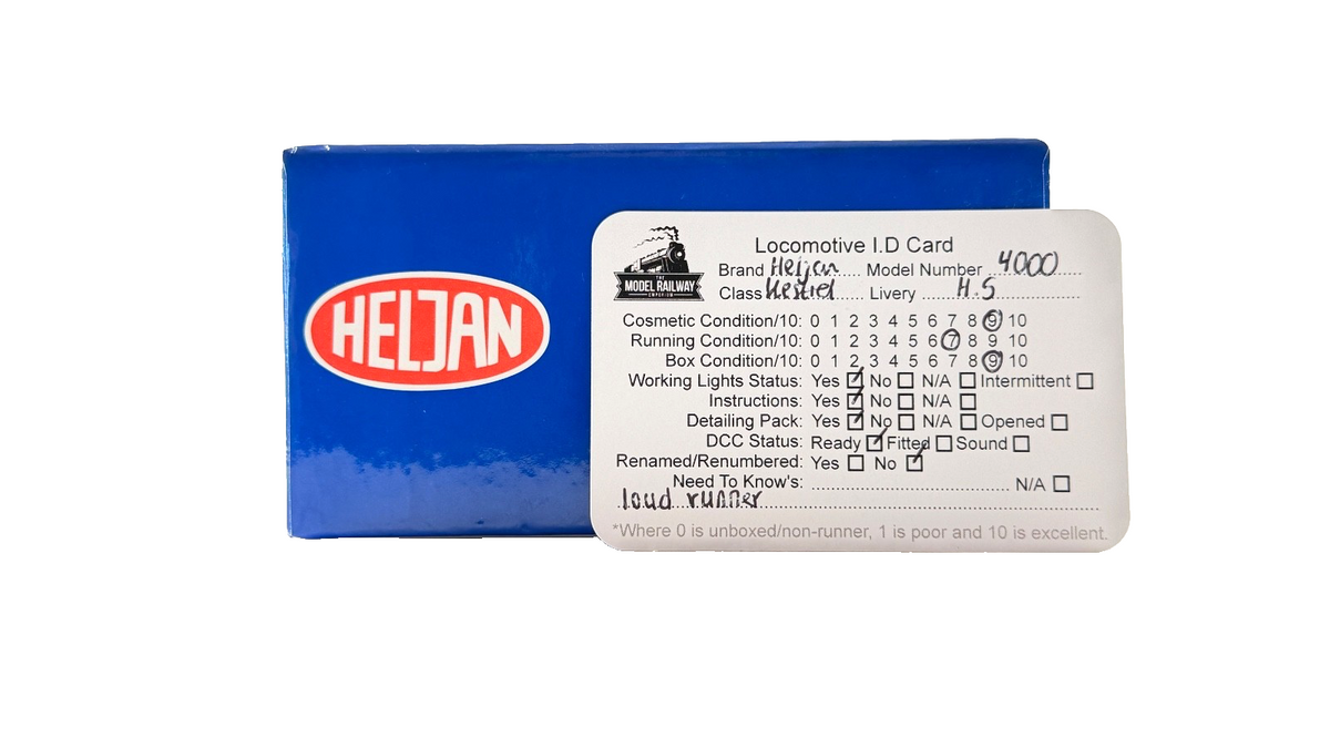 HELJAN OO GAUGE - 4000 - HAWKER SIDDELEY PROTOTYPE DIESEL KESTREL HS4000 BOXED