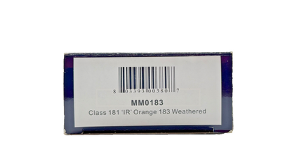 BACHMANN MURPHY MODELS OO GAUGE - MM0183 - CLASS 181 IR ORANGE 183 WEATHERED