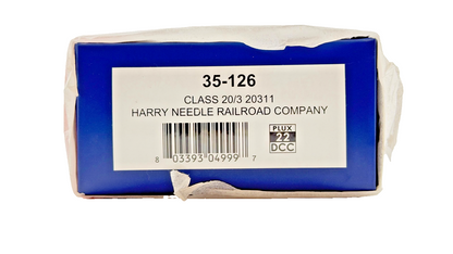BACHMANN 00 GAUGE - 35-126 - CLASS 20/3 DIESEL 20311 HARRY NEEDLE HNRC LIVERY