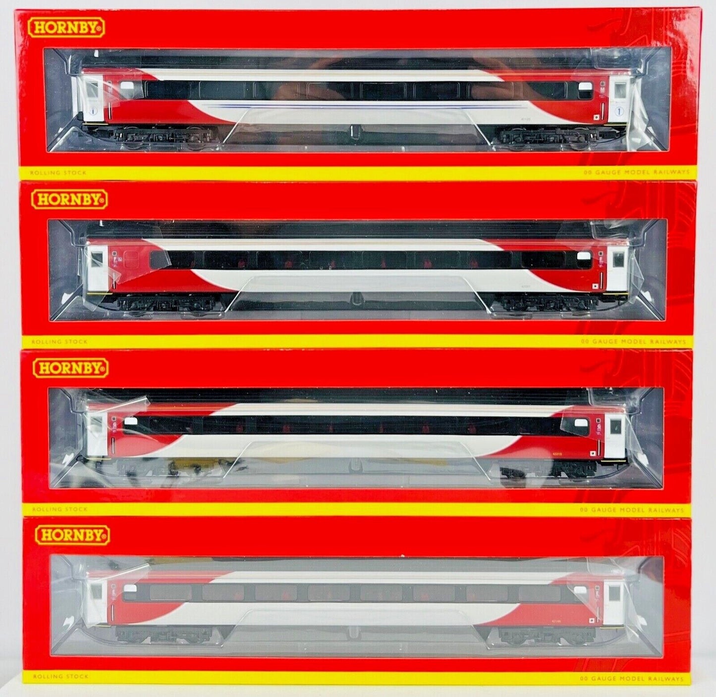 HORNBY 00 GAUGE - R3390TTS - CLASS 43 HST TWIN VIRGIN/LNER 2+8 COACHES DCC SOUND