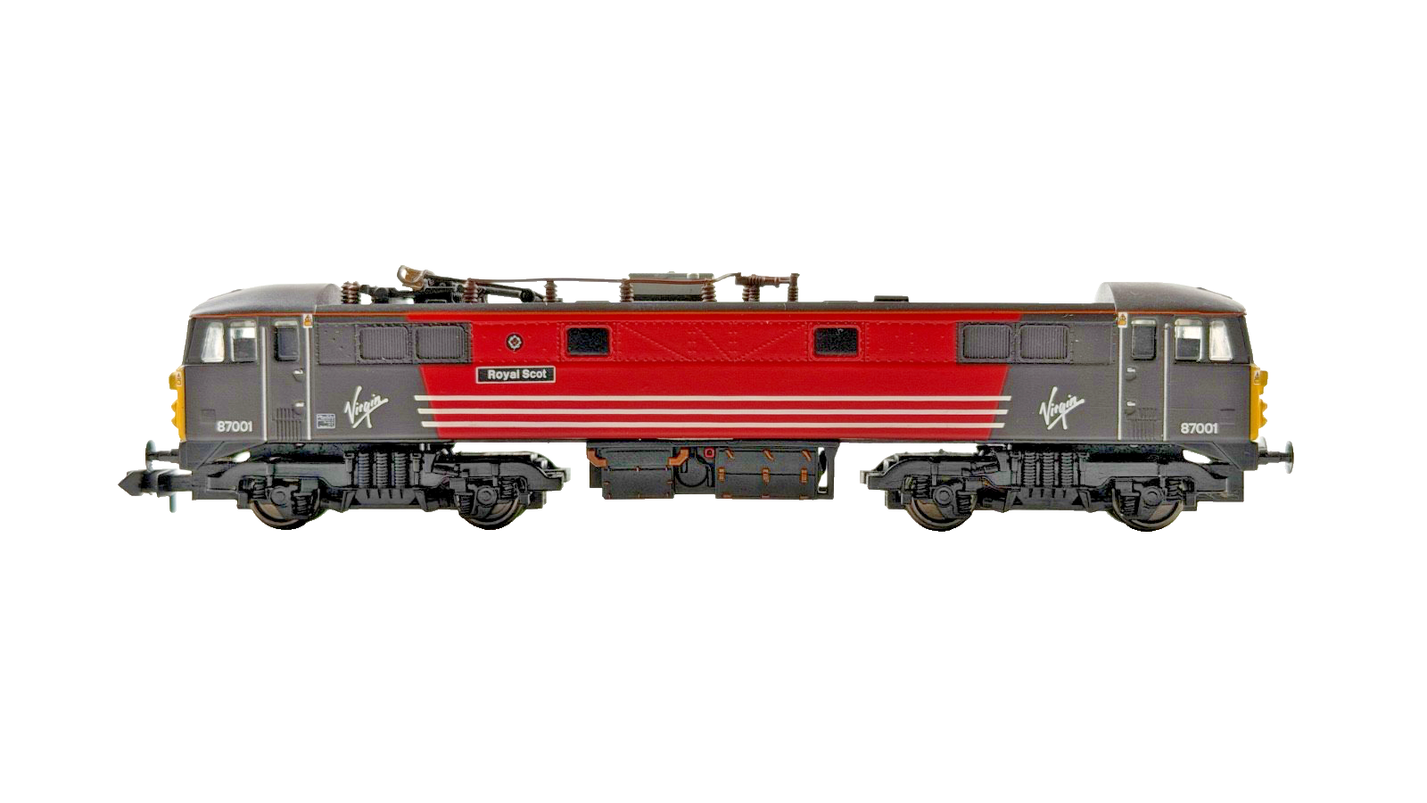 GRAHAM FARISH N GAUGE - 371-750 - CLASS 87 LOCO ROYAL SCOT VIRGIN TRAINS 87001