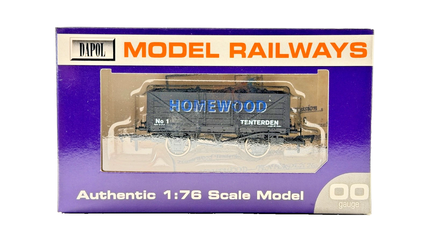 DAPOL 00 GAUGE - HOMEWOOD OF TENTERDEN PLANK WAGON NO.1 (LIMITED EDITION)