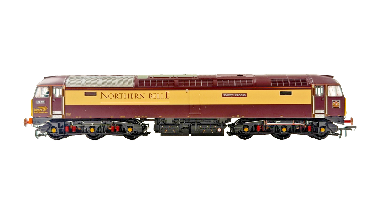 BACHMANN 00 GAUGE - 32-764A - CLASS 57312 DIESEL SOLWAY PRINCESS NORTHERN BELLE