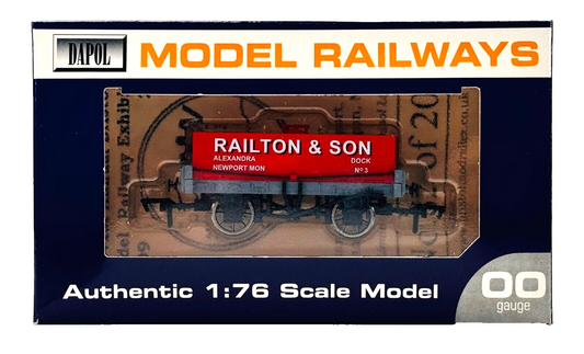 DAPOL 00 GAUGE - RAILTON & SON ALEXANDER DOCK NEWPORT NO.3 (LIMITED EDITION)