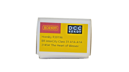 HORNBY 00 GAUGE - R30196 - CLASS 31 DIESEL BR INTERCITY HEART OF WESSEX BOXED