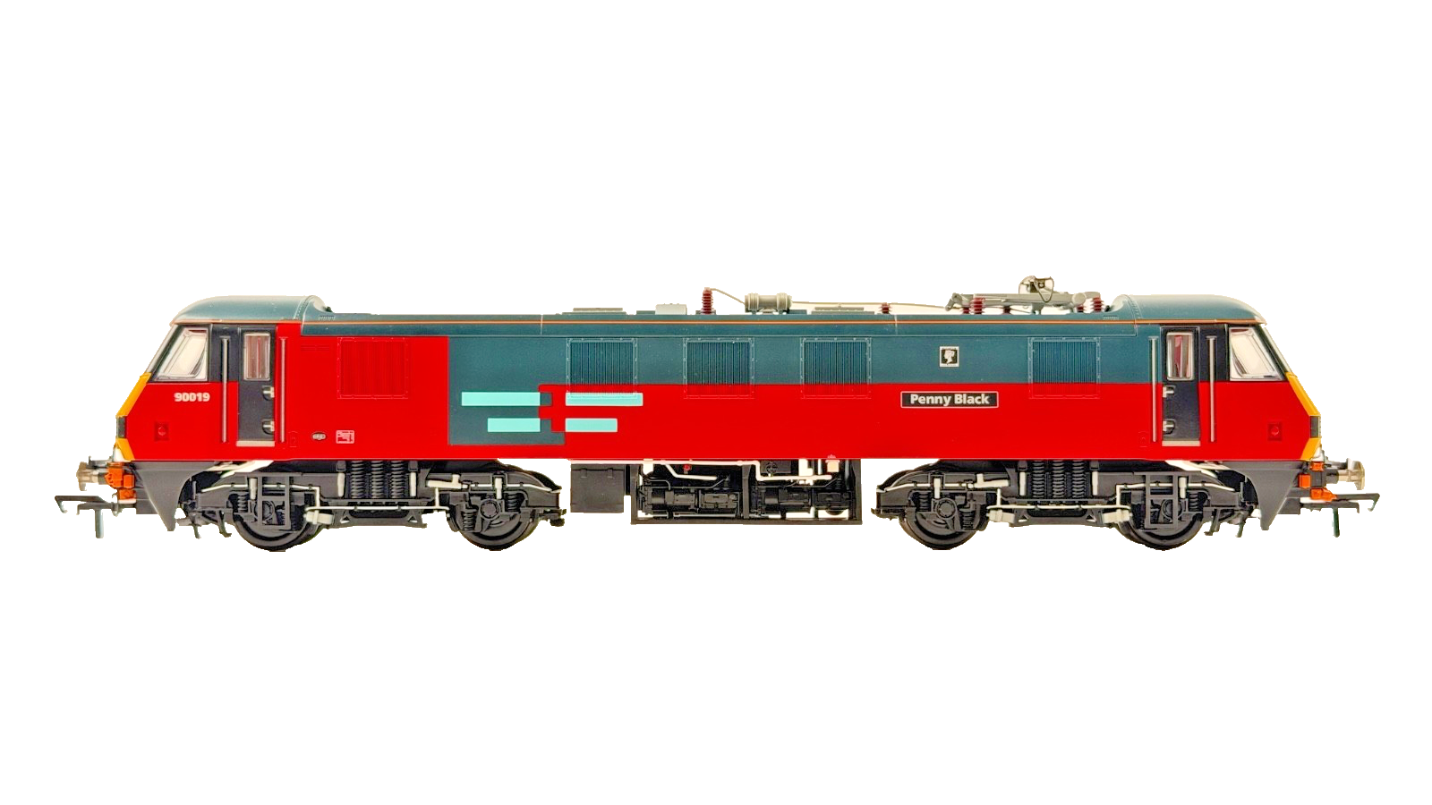BACHMANN 00 GAUGE - 32-614 - CLASS 90 ELECTRIC 90019 RAIL EXPRESS PENNY BLACK