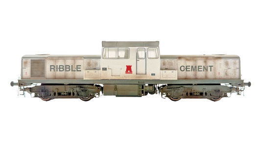 HELJAN OO GAUGE - 17061 - CLASS 17 DIESEL EX D8568 RIBBLE CEMENT WEATHERED