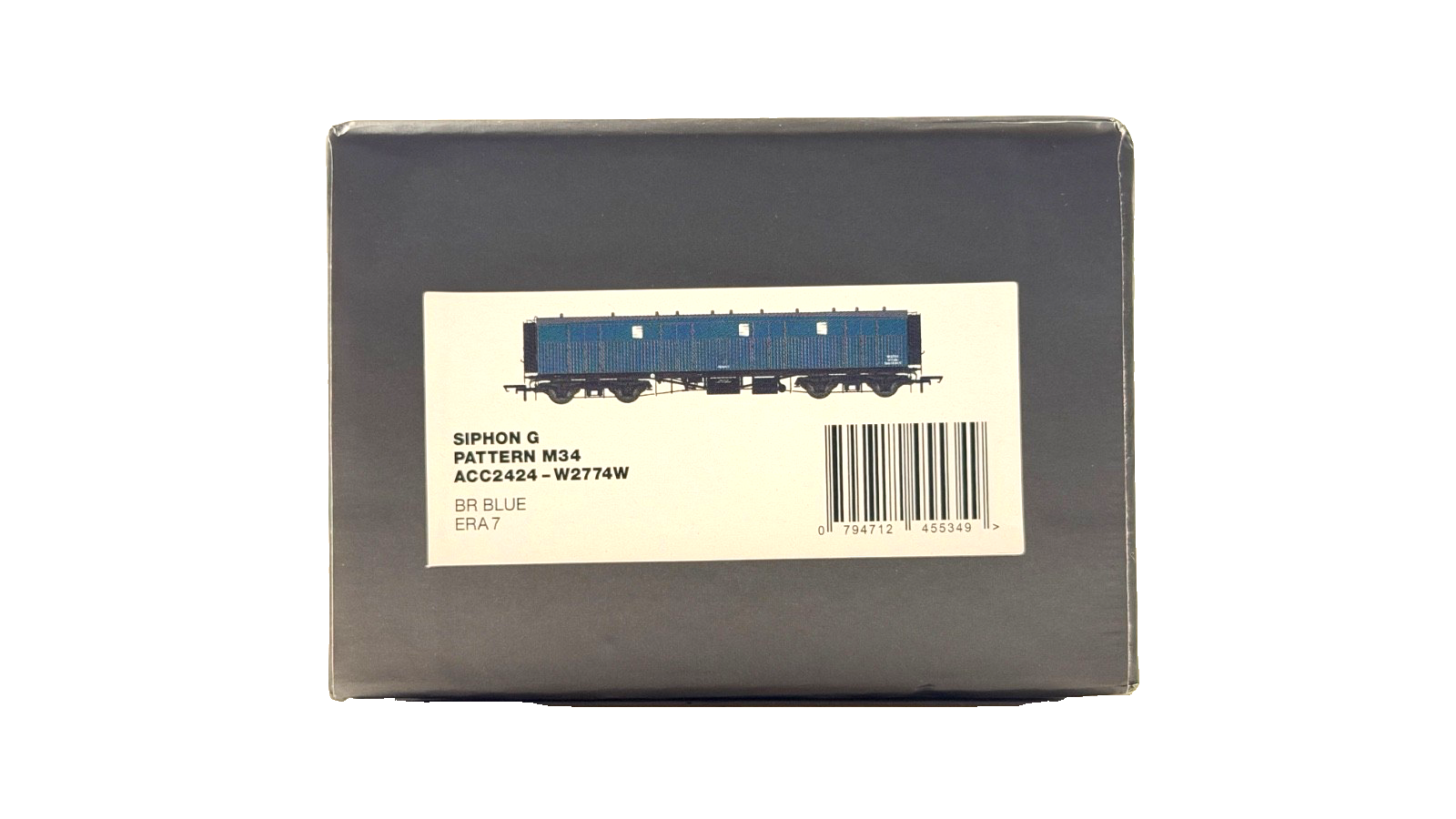 ACCURASCALE OO GAUGE - ACC2424 - SIPHON G VAN PATTERN M34 BR RAIL BLUE W2774W