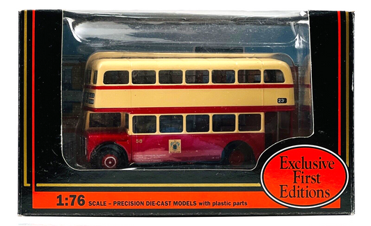 EFE 1/76 SCALE - 19703 - A.E.C REGENT V 'ST HELENS' DOUBLE DECK BUS - BOXED