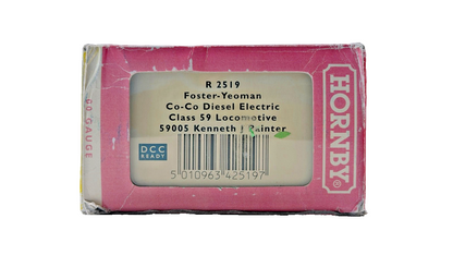 HORNBY OO GAUGE - R2519 - CLASS 59 DIESEL 59005 FOSTER YEOMAN KENNETH J PAINTER