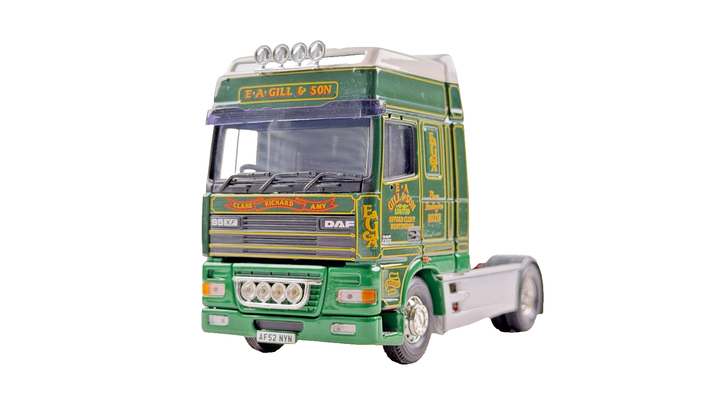 CORGI 1/50 SCALE DIECAST DAF 95XF E A GILL & SON 4X2 TRACTOR UNIT UNBOXED