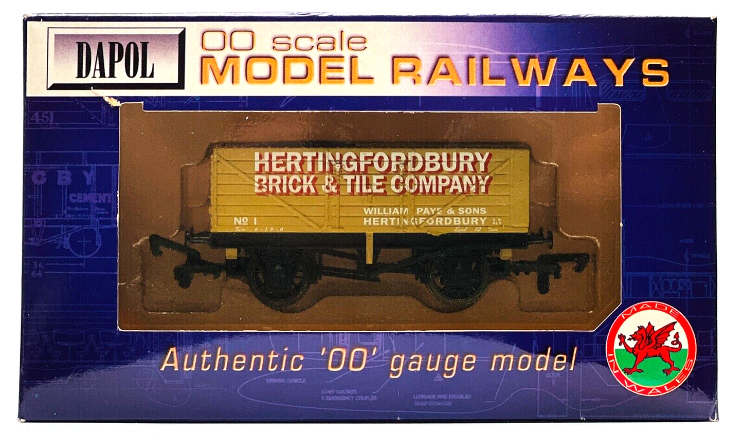 DAPOL 00 GAUGE - 'HERTINGFORDBURY BRICK & TILE COMPANY' NO.1 (LIMITED EDITION)