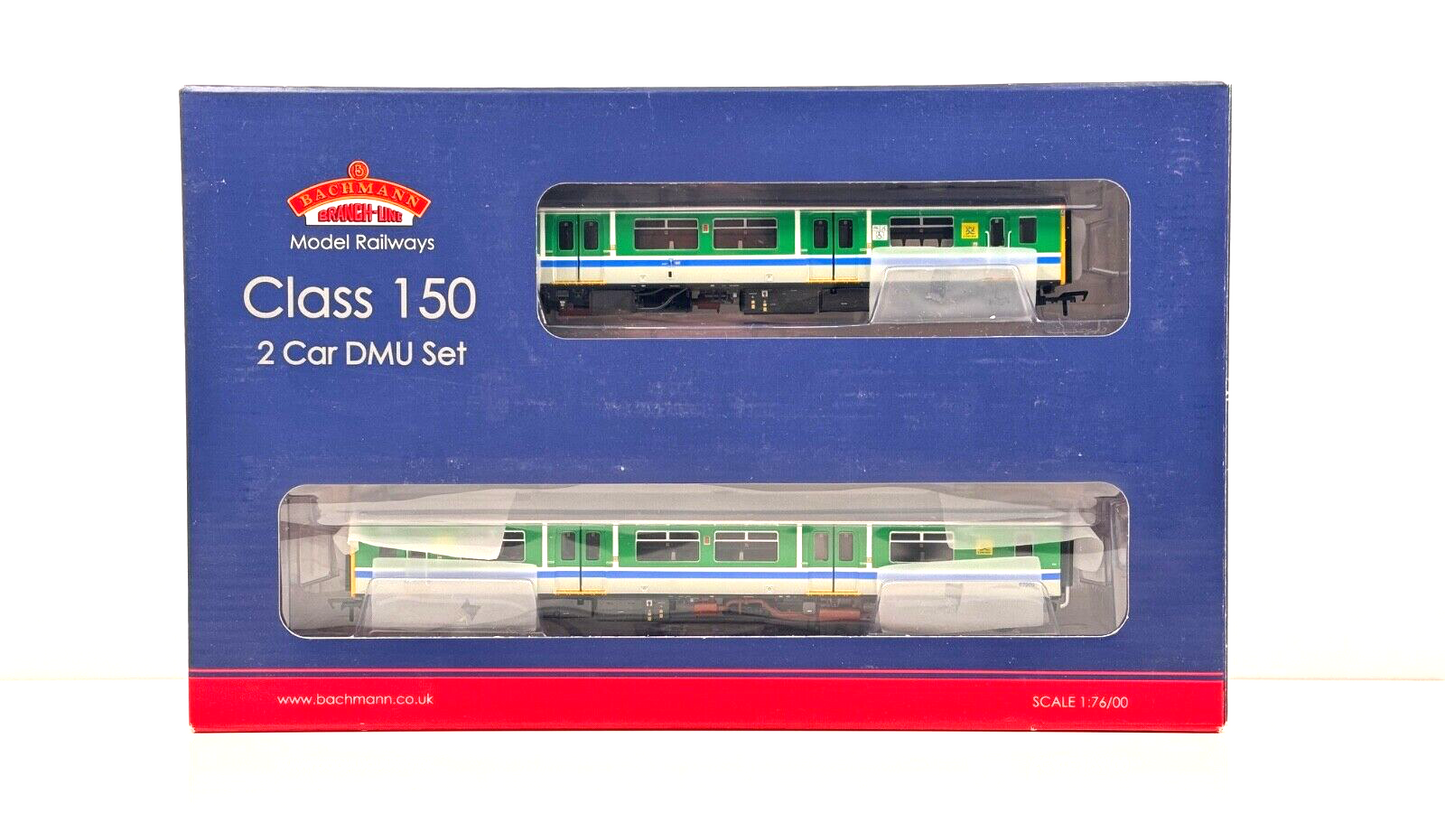 BACHMANN 00 GAUGE - 32-937 - CLASS 150/2 DMU 150202 CENTRO LIVERY - BOXED