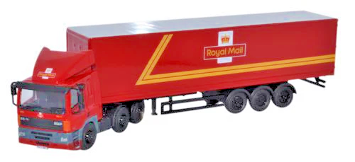 OXFORD DIECAST 1/76 SCALE - 76DAF001 - DAF 85 40FT BOX TRAILER ROYAL MAIL - NEW